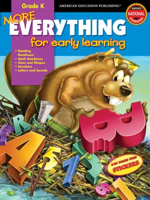 cover image of More Everything for Early Learning, Grade K